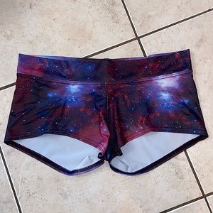 Black milk clothing Galaxy Short Shorts